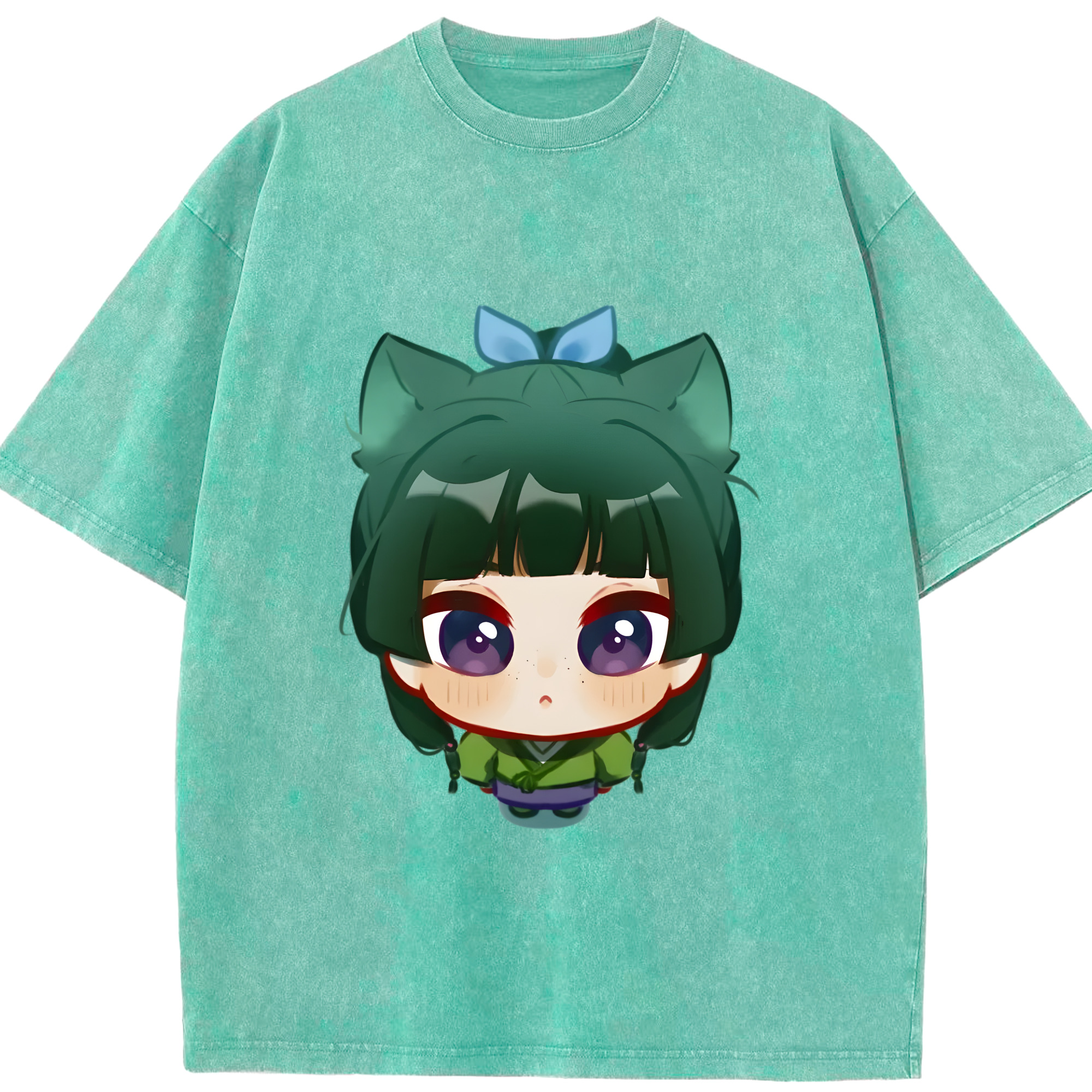 （画像用） 薬屋のひとりごと The Apothecary Diaries 綿100% ヴィンテージ風 半袖Tシャツ（フロントプリント）